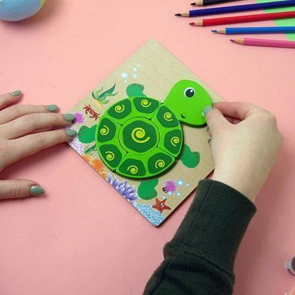 Imaginea Puzzle din lemn pentru cei mici 