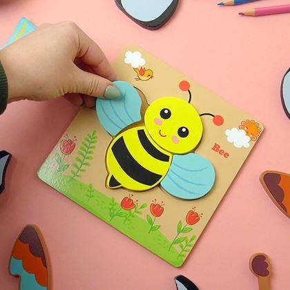 Imaginea din Puzzle din lemn pentru cei mici  -  albinuța