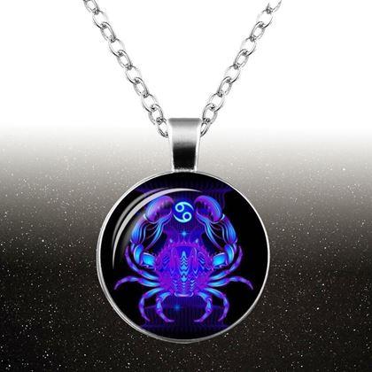 Imaginea din Pandantiv zodiacal pe lanț - Rac