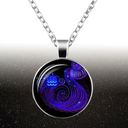 Imaginea din Pandantiv zodiacal pe lanț - Vărsător