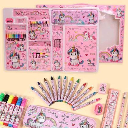 Imaginea din Set de articole școlare pentru copii 35 buc  -  unicorns