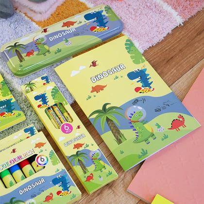 Imaginea din Set de articole școlare pentru copii 35 buc  -  dinozauri