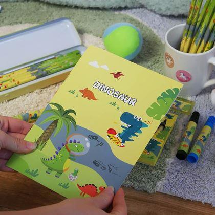 Imaginea din Set de articole școlare pentru copii 35 buc  -  dinozauri