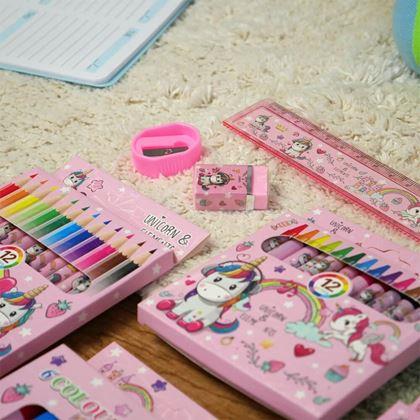 Imaginea din Set de articole școlare pentru copii 35 buc  -  unicorns