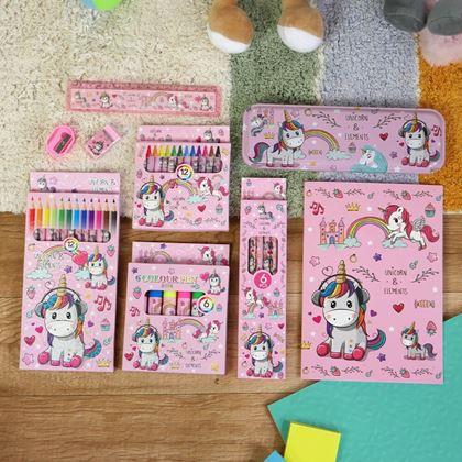 Imaginea din Set de articole școlare pentru copii 35 buc  -  unicorns