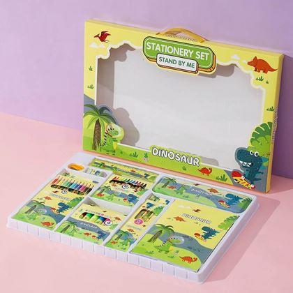 Imaginea din Set de articole școlare pentru copii 35 buc  -  dinozauri