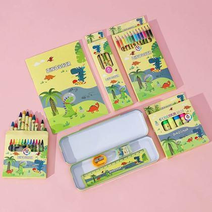 Imaginea din Set de articole școlare pentru copii 35 buc  -  dinozauri