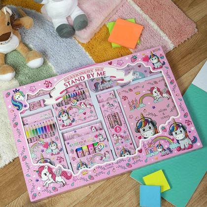 Imaginea din Set de articole școlare pentru copii 35 buc  -  unicorns