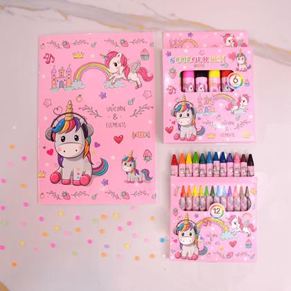 Imaginea din Set de articole școlare pentru copii 35 buc  -  unicorns