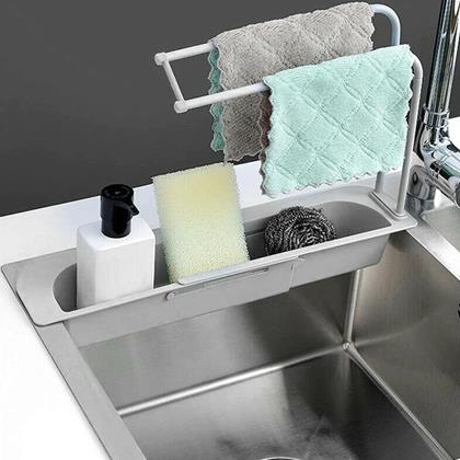Imaginea din Raft ajustabil pentru chiuvetă - gri