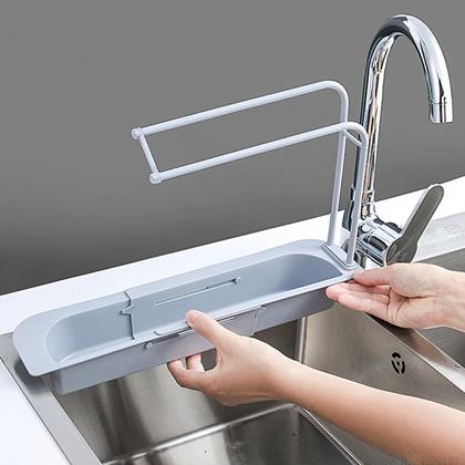 Imaginea din Raft ajustabil pentru chiuvetă - gri