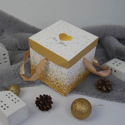Imaginea din Cutie de cadou 15 cm  - sclipici