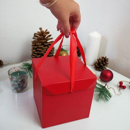Imaginea din Cutie de cadou 15 cm  - roșu