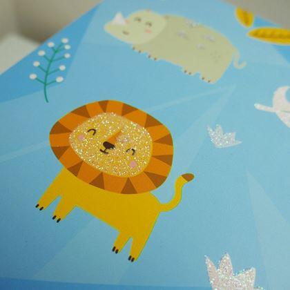Imaginea din Cutie de cadou 15 cm  - safari