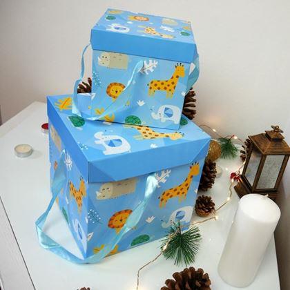 Imaginea din Cutie de cadou 15 cm  - safari