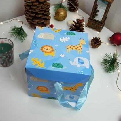 Imaginea din Cutie de cadou 15 cm  - safari
