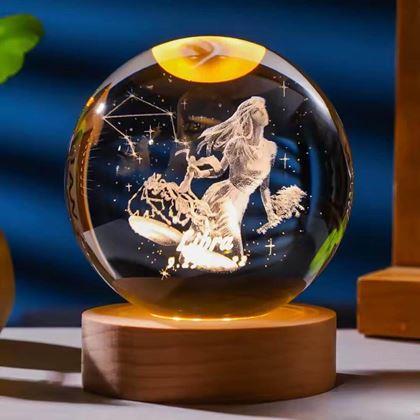 Imaginea din Glob luminos LED semn zodiacal  -  Balanță