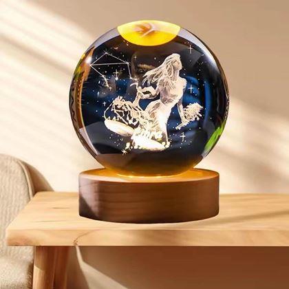 Imaginea din Glob luminos LED semn zodiacal  -  Balanță