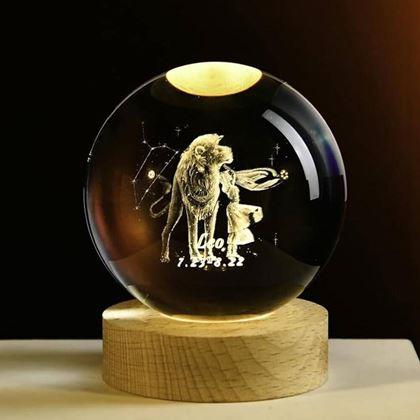 Imaginea din Glob luminos LED semn zodiacal  -  Leu