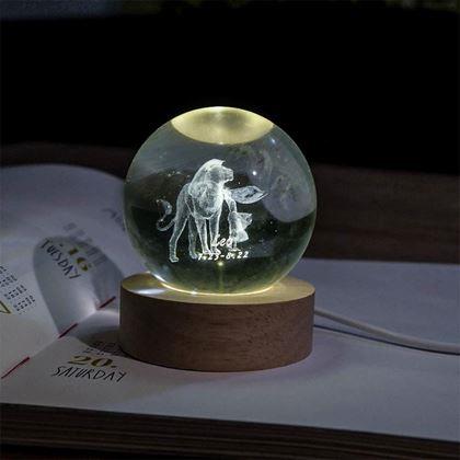 Imaginea din Glob luminos LED semn zodiacal  -  Leu