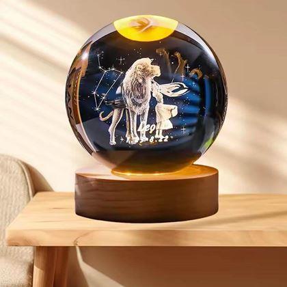 Imaginea din Glob luminos LED semn zodiacal  -  Leu