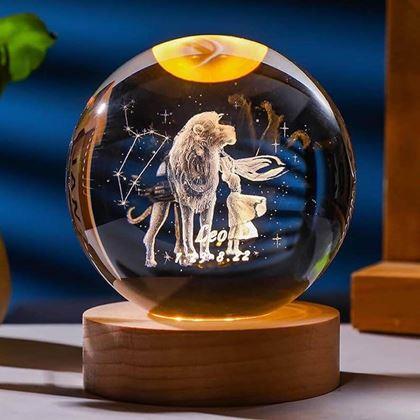 Imaginea din Glob luminos LED semn zodiacal  -  Leu