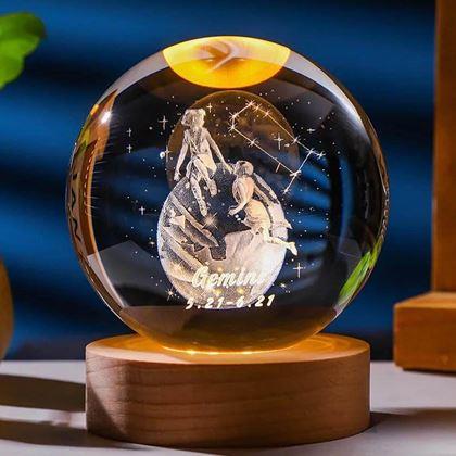 Imaginea din Glob luminos LED semn zodiacal  -  Gemeni