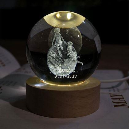 Imaginea din Glob luminos LED semn zodiacal  -  Gemeni
