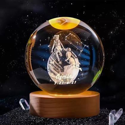 Imaginea din Glob luminos LED semn zodiacal  -  Gemeni