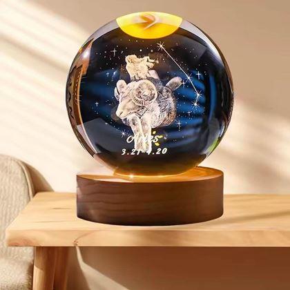 Imaginea din Glob luminos LED semn zodiacal  -  Berbec