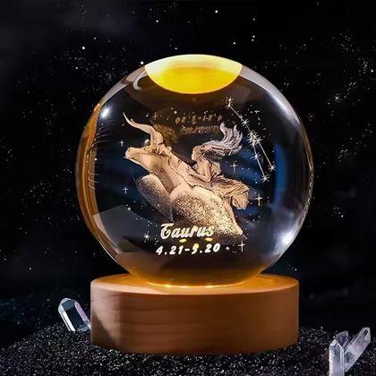 Imaginea din Glob luminos LED semn zodiacal  -  Taur
