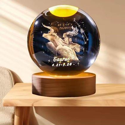 Imaginea din Glob luminos LED semn zodiacal  -  Taur