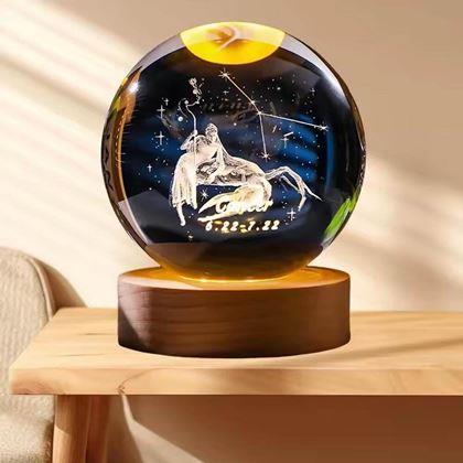 Imaginea din Glob luminos LED semn zodiacal  -  Rac