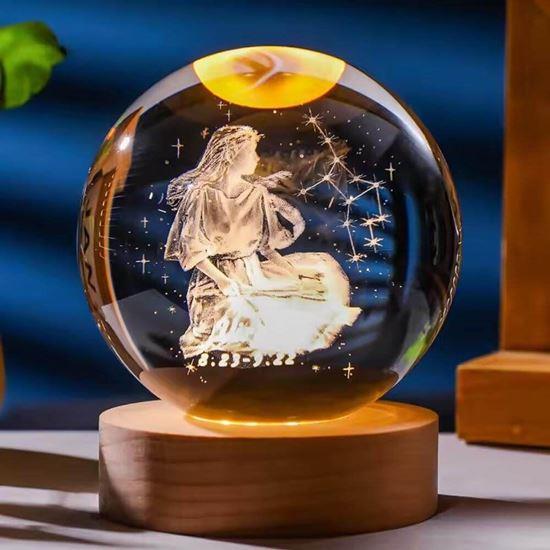 Imaginea din Glob luminos LED semn zodiacal  -  Fecioară