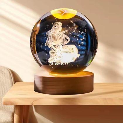 Imaginea din Glob luminos LED semn zodiacal  -  Fecioară