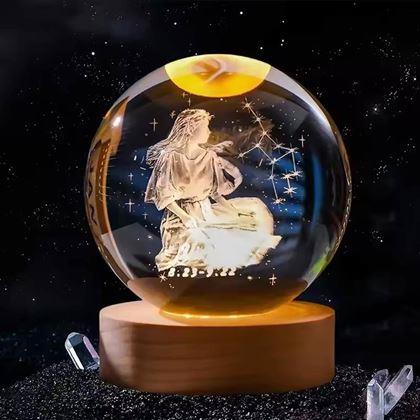 Imaginea din Glob luminos LED semn zodiacal  -  Fecioară