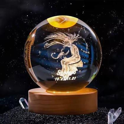 Imaginea din Glob luminos LED semn zodiacal  -  Scorpion