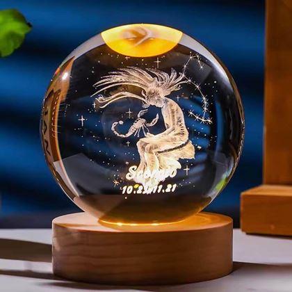 Imaginea din Glob luminos LED semn zodiacal  -  Scorpion