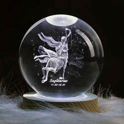 Imaginea din Glob luminos LED semn zodiacal  -  Săgetător