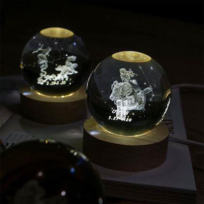 Imaginea din Glob luminos LED semn zodiacal  -  Gemeni