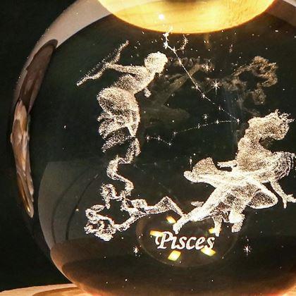 Imaginea din Glob luminos LED semn zodiacal  -  Pești