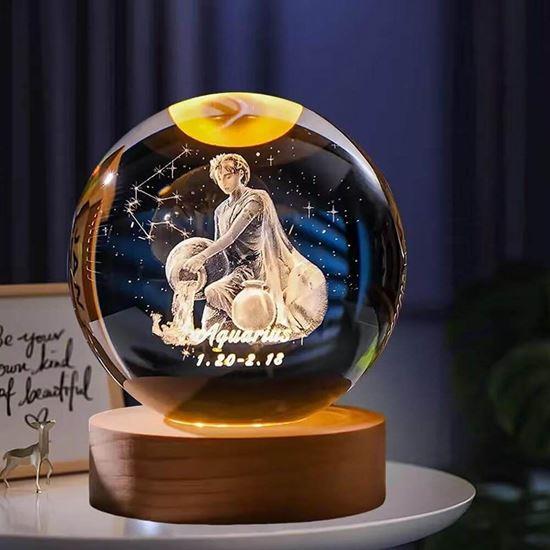 Imaginea din Glob luminos LED semn zodiacal  -  Vărsător