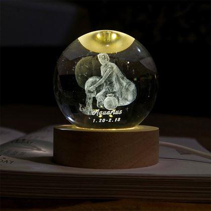 Imaginea din Glob luminos LED semn zodiacal  -  Vărsător