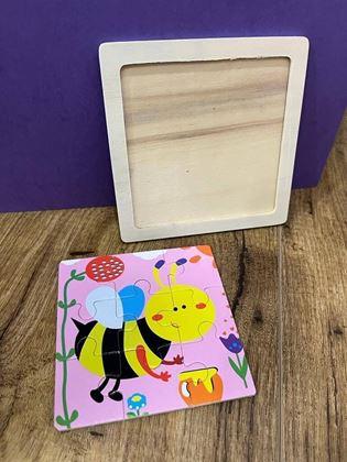 Imaginea din Puzzle din lemn pentru copii - albinuță