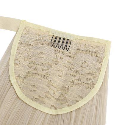 Imaginea din Părulet extensie tip coadă de cal - blond deschis
