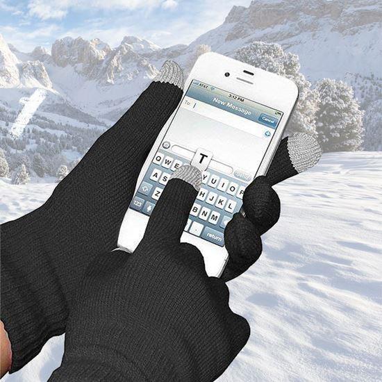 Imaginea din Mănuși pentru smartphone-uri - negre
