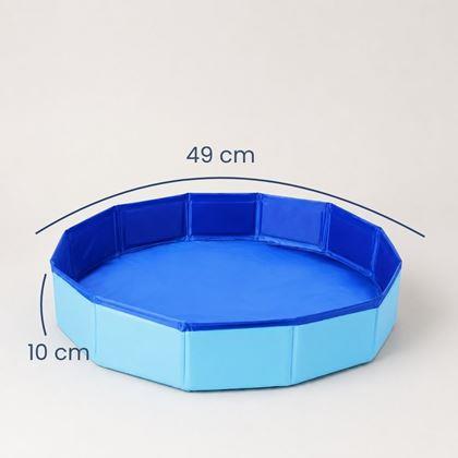 Imaginea din Piscină pliabilă pentru clătirea picioarelor lângă piscină