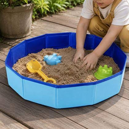 Imaginea din Piscină pliabilă pentru clătirea picioarelor lângă piscină