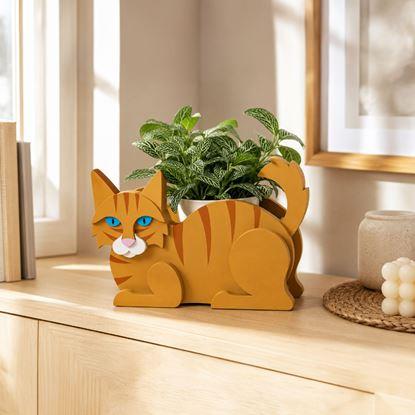 Imaginea Husă decorativă pentru ghiveci – pisicuță