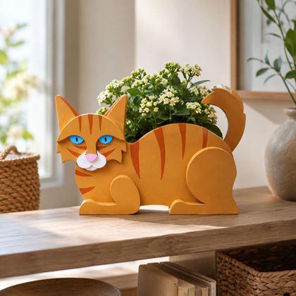 Imaginea din Husă decorativă pentru ghiveci – pisicuță